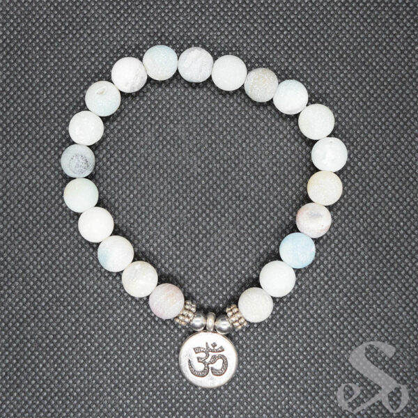 Bracelet en Amazonite Om