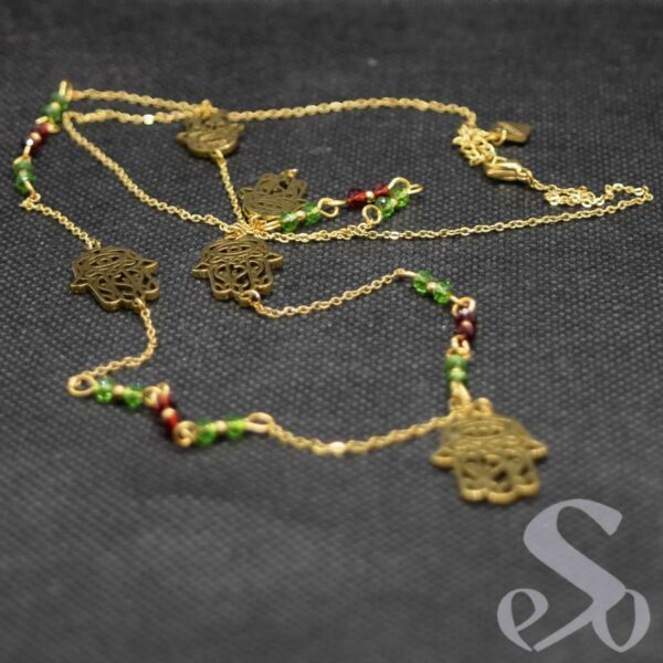 Collier Khamsa (Main de Fatima ou de Myriam)