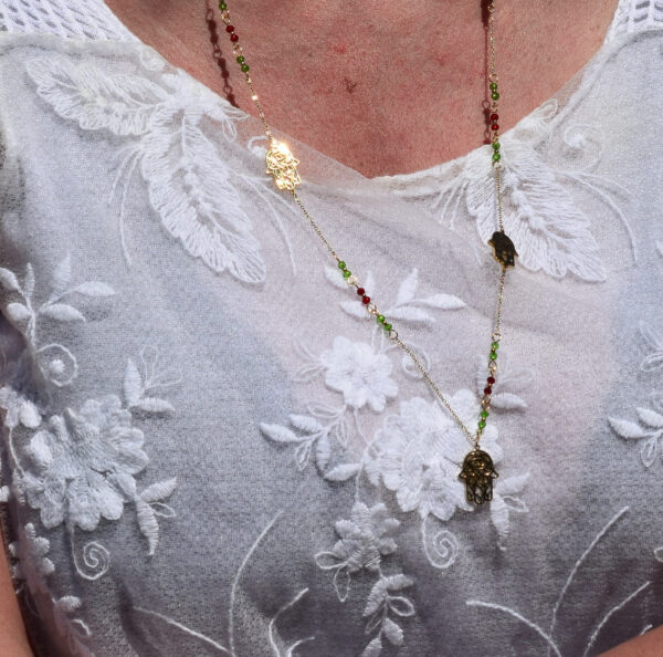 Collier Khamsa (Main de Fatima ou de Myriam) – Image 2