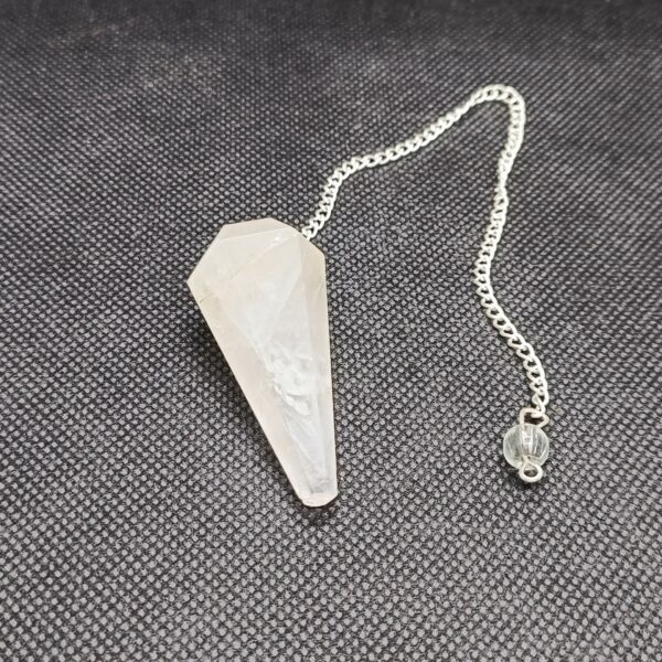 Pendule polygonal en Quartz neige