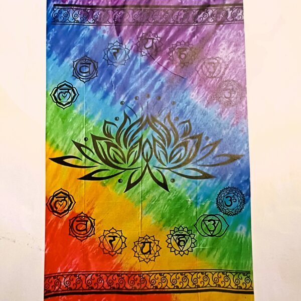 Tenture murale "Chakra Lotus"