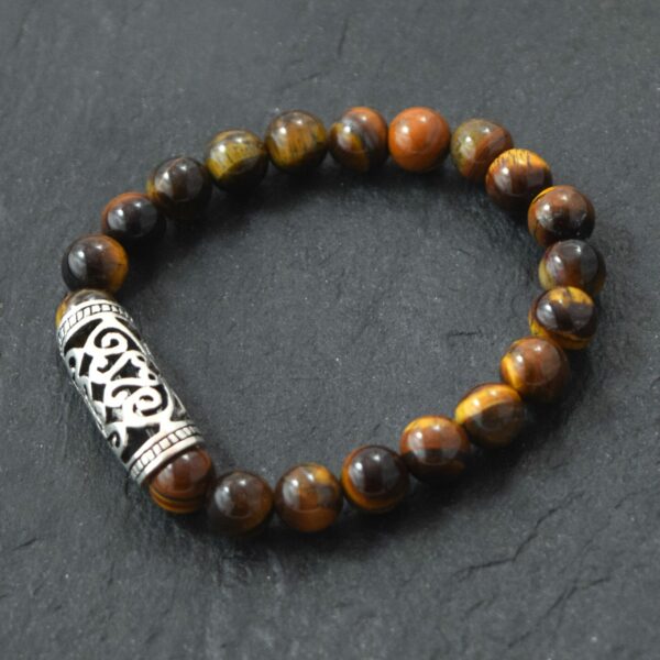 Bracelet ethnique Œil de tigre