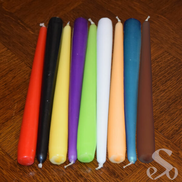 Bougies colorées dans la masse