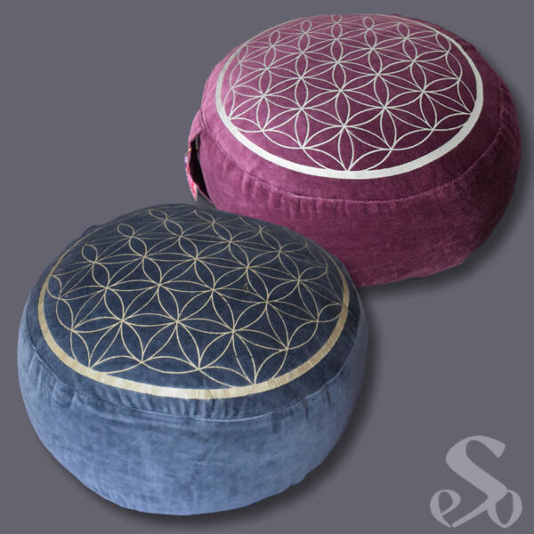 Coussin de Méditation Fleur de vie