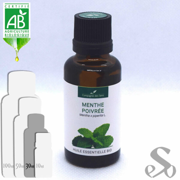 Huile essentielle de menthe poivrée bio 30ml