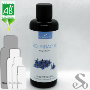 Huile végétale de Bourrache vierge Bio 100ml