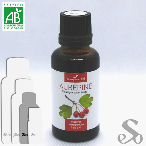 Macérat de bourgeons bio d'Aubépine 30ml