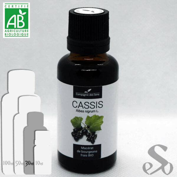 Macérât de bourgeons frais Bio de Cassis 30ml