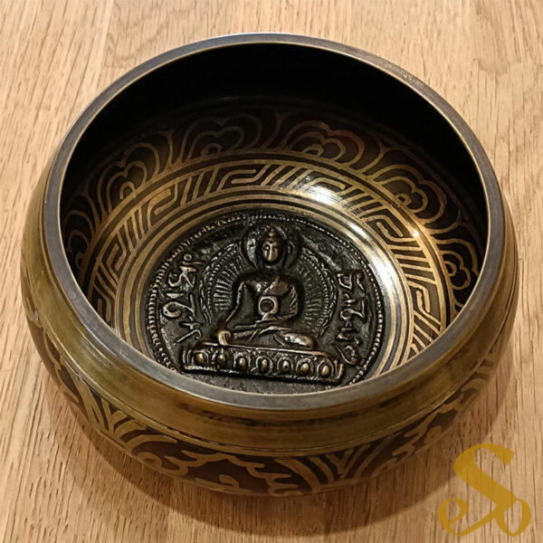Bol chantant sculpté Bouddha Shakyamuni