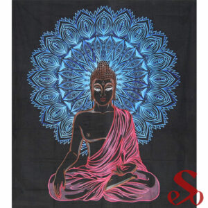 tenture-bouddha-bleu