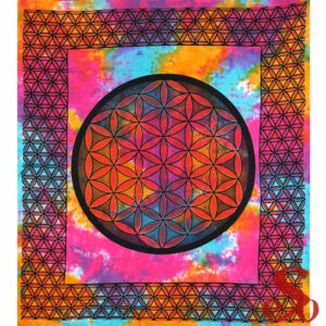 tenture-fleur-de-vie-multicolore